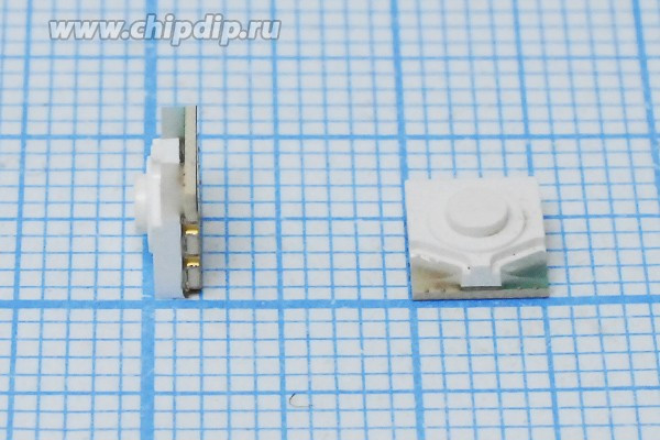 Тактовая кнопка, 5.2x 5.2x 2.5 , 2ВILзеленый