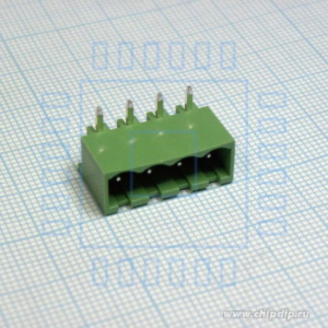 2EDGRC-5.0-04P-14-00A(H), Клеммник штепсельный (вилка) угловой 2EDGRC-5.0-04P-14-00A(H), Клеммник штепсельный (вилка) угловой