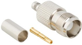 122373, Conn TNC 0Hz to 11GHz 50Ohm Crimp ST Cable Mount RCP Gold