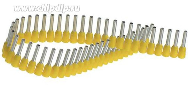 460108D, Обжимной наконечник с выступом оранжевый 0.5 mm?/8 mm уп-ку=100 ST, 460108.