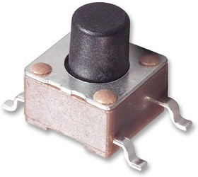 FSM8JSMA, Тактильная кнопка, FSMJSM, Top Actuated, SMD (Поверхностный Монтаж), Round Button, 160 гс FSM8JSMA, Тактильная кнопка, FSMJSM, Top Actuated, SMD (Поверхностный Монтаж), Round Button, 160 гс