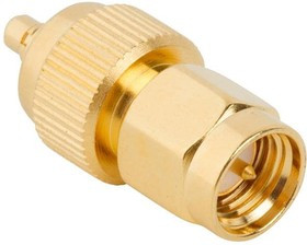 242142, RF Adapters - Between Series SMA PLUG TO MMCX PLUG ADAPTER