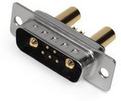 MHCDS7W2P4, D-Sub Connector, Straight, Plug, 7W2, Signal Contacts - 5, Special Contacts - 2 MHCDS7W2P4, D-Sub Connector, Straight, Plug, 7W2, Signal Contacts - 5, Special Contacts - 2
