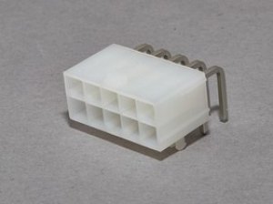 0039301100, Conn Wire to Board HDR 10Power POS 4.2mm Solder RA Side Entry Thru-Hole Mini-Fit Jr Bag 0039301100, Conn Wire to Board HDR 10Power POS 4.2mm Solder RA Side Entry Thru-Hole Mini-Fit Jr Bag