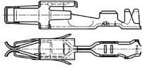 2-927770-1 (Cut Strip), Automotive Connectors JUN-POW-TIM KONTAKT "Cut Strip of 100