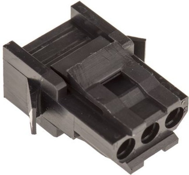 TST03RA00 / 192923-6010, Trident Female Connector Housing, 5.08mm Pitch, 3 Way, 1 Row TST03RA00 / 192923-6010, Trident Female Connector Housing, 5.08mm Pitch, 3 Way, 1 Row