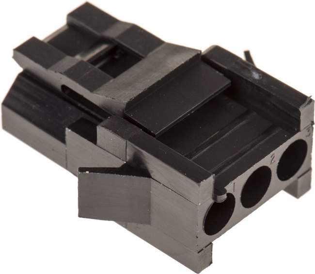 TST03RA00 / 192923-6010, Trident Female Connector Housing, 5.08mm Pitch, 3 Way, 1 Row TST03RA00 / 192923-6010, Trident Female Connector Housing, 5.08mm Pitch, 3 Way, 1 Row