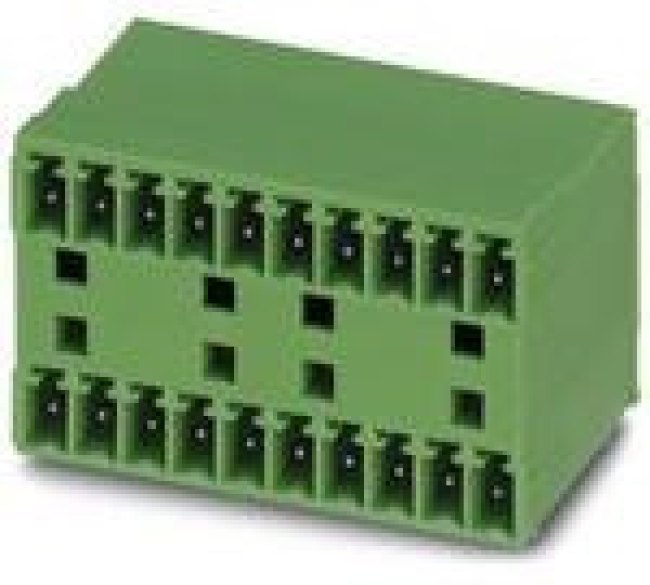 1843143, Pluggable Terminal Blocks 9 Pos 3.81mm pitch Through Hole Header