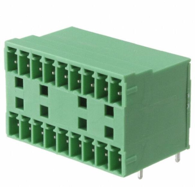 1843143, Pluggable Terminal Blocks 9 Pos 3.81mm pitch Through Hole Header