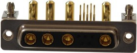 684M9W4203L461, Комбинированный разъем D Sub, Power-D 684M Series, DB-9W4, Гнездо, 9 контакт(-ов)