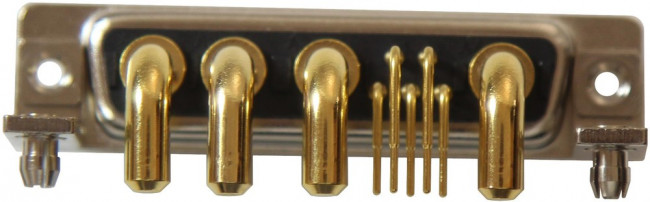 684M9W4203L461, Комбинированный разъем D Sub, Power-D 684M Series, DB-9W4, Гнездо, 9 контакт(-ов)