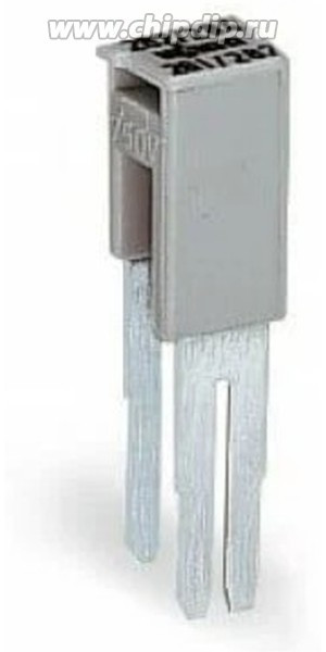 284-413, Перемычка изолированная, 10/6 мм² to 6/4 мм², серая