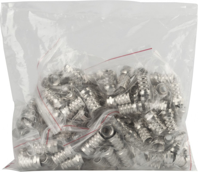 F-разъем ЭРА для кабеля RG-6 упаковка 100 шт. Б0048284