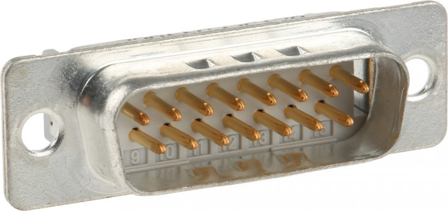 8215-6009, Conn D-Subminiature M 15 POS 1.27mm IDT RA Cable Mount 15 Terminal 1 Port 8215-6009, Conn D-Subminiature M 15 POS 1.27mm IDT RA Cable Mount 15 Terminal 1 Port