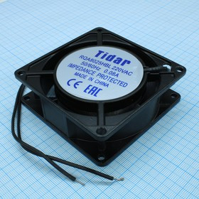 RQA 8025HBL 220VAC, Вентилятор 220В AC, 2500об/мин, 80x80x25мм, 15....18л/мин, 28дБ, подшипник качения, тип вывода - провод RQA 8025HBL 220VAC, Вентилятор 220В AC, 2500об/мин, 80x80x25мм, 15....18л/мин, 28дБ, подшипник качения, тип вывода - провод