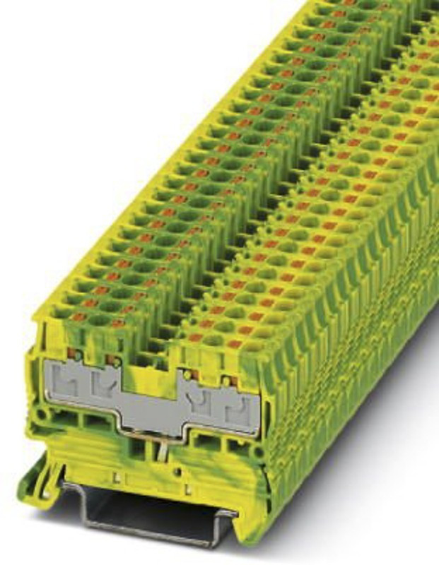 3211025, DIN Rail Terminal Blocks PT 2,5/S-QUATTRO-PE