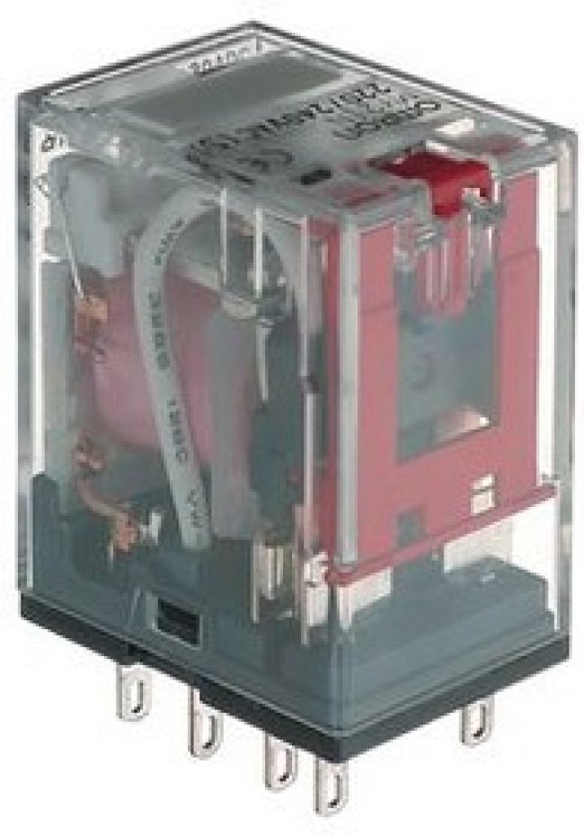 MY412DCS, Industrial Relay MY 4CO DC 12V 3A Plug-In Terminal