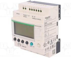 SR3B101BD, ПЛК, IN: 6, Аналог.вход: 4, OUT: 4, OUT 1: реле, DIN, Zelio Logic, IP20 SR3B101BD, ПЛК, IN: 6, Аналог.вход: 4, OUT: 4, OUT 1: реле, DIN, Zelio Logic, IP20