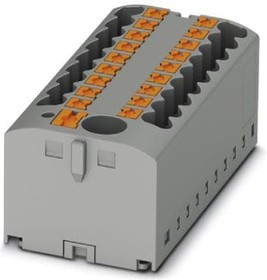 3273514, DIN Rail Terminal Blocks PTFIX 6/18X2,5-G BN 2.5mm2 w/6mm2 feedin