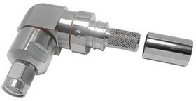 EZ-300-SM-RA-X, RF Connectors / Coaxial Connectors SMA-male (plug) right angle, crimp connector, non-solder pin, no braid trim EZ-300-SM-RA-X, RF Connectors / Coaxial Connectors SMA-male (plug) right angle, crimp connector, non-solder pin, no braid trim