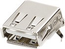 C8317-04AFHSW0R, USB Connector, USB-A Receptacle, Right Angle, 4 Poles