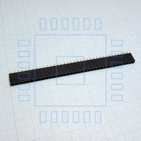 DS1023-1X36S21, (PBS-36), гнездо на плату (шаг 2.54 мм) 36 контактов DS1023-1X36S21, (PBS-36), гнездо на плату (шаг 2.54 мм) 36 контактов