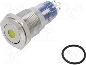 MP0045/1E1AM220S, Переключатель: антивандальный, DPDT, 3A/250ВAC, IP67, ON-(ON)