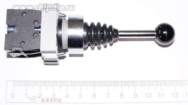 Джойстик на две позиции, без фиксации 600В/4А; №10520 ПДжойстик\ 4Cвинт\\OFF- (ON)x2\d22\PA-22