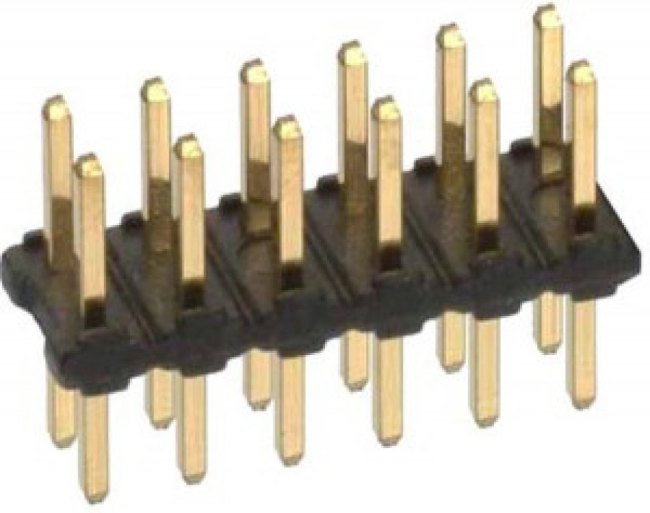 M22-2021846, M22 Series Straight Through Hole Pin Header, 36 Contact(s), 2.0mm Pitch, 2 Row(s), Unshrouded M22-2021846, M22 Series Straight Through Hole Pin Header, 36 Contact(s), 2.0mm Pitch, 2 Row(s), Unshrouded