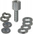 3342-4, D-Sub Tools &amp; Hardware JACK SCREW KIT