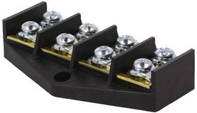 E.4006, Клеммник, зажим под винт, 16мм2, 76А, Кол-во полюс: 4, клеммы: 8