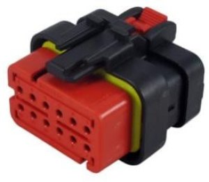 776437-1, Automotive Connectors PLUG ASSY 12PS 14-18 RED 776437-1, Automotive Connectors PLUG ASSY 12PS 14-18 RED