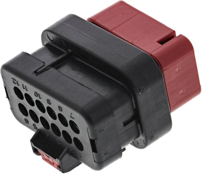 776437-1, Automotive Connectors PLUG ASSY 12PS 14-18 RED 776437-1, Automotive Connectors PLUG ASSY 12PS 14-18 RED