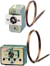 602021/0001-064-000-25- 2000-40-10-00- 00-000-00-6, Capillary Thermostat, +300°C Max, SPST, Automatic Reset, Panel Mount