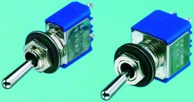 5639AK, Toggle Switch, Panel Mount, On-Off-On, SPDT, Solder Terminal