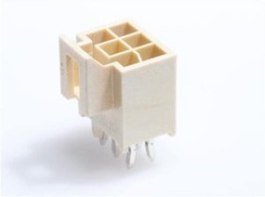 105310-2306, Headers &amp; Wire Housings NanoFit Hdr Vrt 6Ckt DR KNK Pns Ntl 30Au
