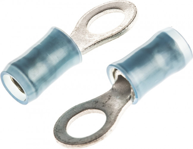 130663, Клемма с кольцевым наконечником, M5, #10, 14 AWG, 2 мм², Серия PIDG, Синий 130663, Клемма с кольцевым наконечником, M5, #10, 14 AWG, 2 мм², Серия PIDG, Синий