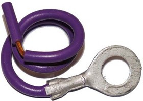 Клемма"O", d 6,4мм, 1L1,0х110, латунь, зеленый Клемма"O", d 6,4мм, 1L1,0х110, латунь, зеленый