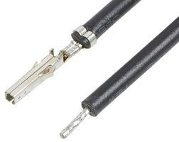 215341-1202, Rectangular Cable Assemblies MINI-FIT JR. F-S 150MM 20 AWG BK Au