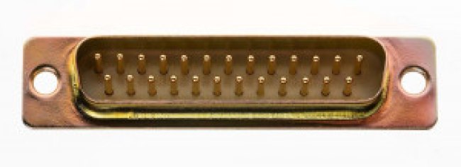 25 Way Through Hole D-sub Connector Plug 25 Way Through Hole D-sub Connector Plug