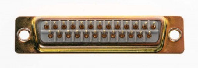 25 Way Through Hole D-sub Connector Plug 25 Way Through Hole D-sub Connector Plug