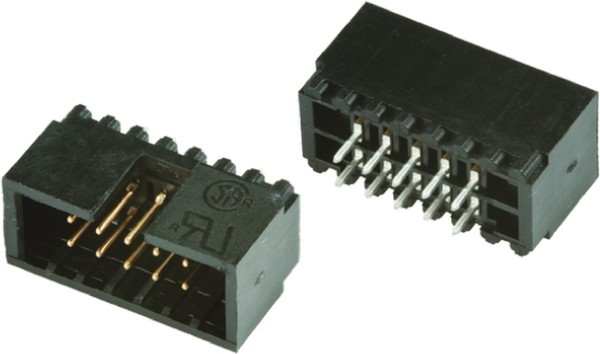 1761681-9, Conn IDC Connector HDR 26 POS 2.54mm Solder ST Top Entry Thru-Hole Package
