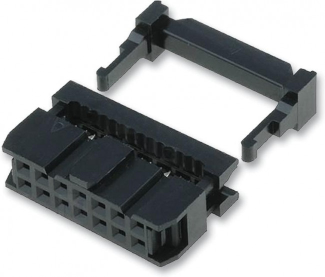 T812124A101CEU, IDC Connector, IDC Receptacle, Female, 2.54 мм, 2 ряда, 24 контакт(-ов), Монтаж на Кабель