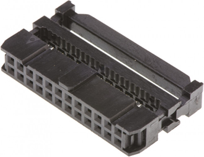 T812124A101CEU, IDC Connector, IDC Receptacle, Female, 2.54 мм, 2 ряда, 24 контакт(-ов), Монтаж на Кабель