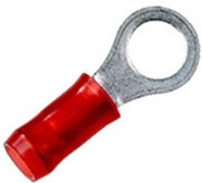 130005, PIDG наконечник кольцевой изолированный M5 красный на провод 0.3-1.4 мм2