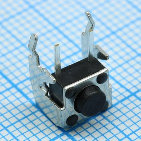 0750HIM-130G-G, Кнопка тактильная 7.3х7.1х3,85мм угловая h=1.35мм усилие нажатия130гр 0.05A 12В монтаж в отверстие 0750HIM-130G-G, Кнопка тактильная 7.3х7.1х3,85мм угловая h=1.35мм усилие нажатия130гр 0.05A 12В монтаж в отверстие