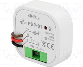 PBP-01, Реле: установочное, бистабильное, NO, 50x50x26мм, -20-45°C, IP20