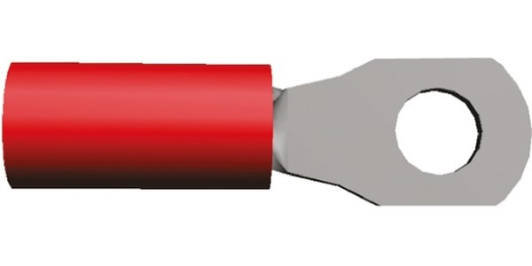 130451, Клемма с кольцевым наконечником, M2.5, #4, 16 AWG, 1.6 мм², PIDG, Красный 130451, Клемма с кольцевым наконечником, M2.5, #4, 16 AWG, 1.6 мм², PIDG, Красный