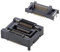 FBBM040V04C33, Board to Board & Mezzanine Connectors FLTStack 0.50mm Floating Board-to-Board Connector - 40 Positions Plug Connector, 6.8mm FBBM040V04C33, Board to Board & Mezzanine Connectors FLTStack 0.50mm Floating Board-to-Board Connector - 40 Positions Plug Connector, 6.8mm