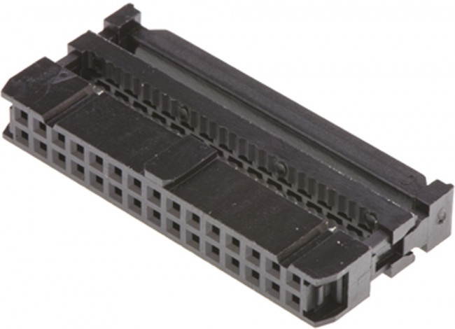 T812130A101CEU, 30-Way IDC Connector Socket for Cable Mount, 2-Row T812130A101CEU, 30-Way IDC Connector Socket for Cable Mount, 2-Row